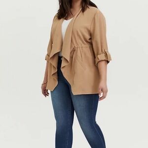 Torrid Lightweight Open Front Jacket